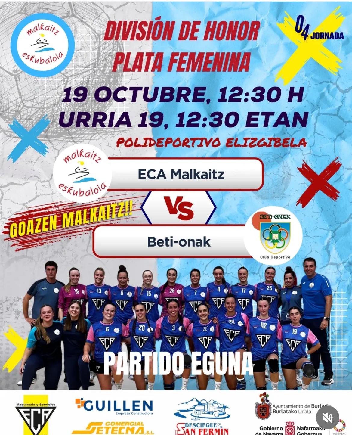 19-10-2025 | ECA Malkaitz VS Beti-Onak